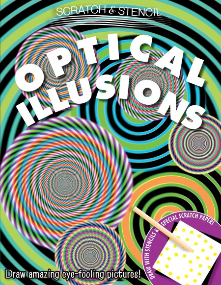 Scratch & Stencil: Optical Illusions