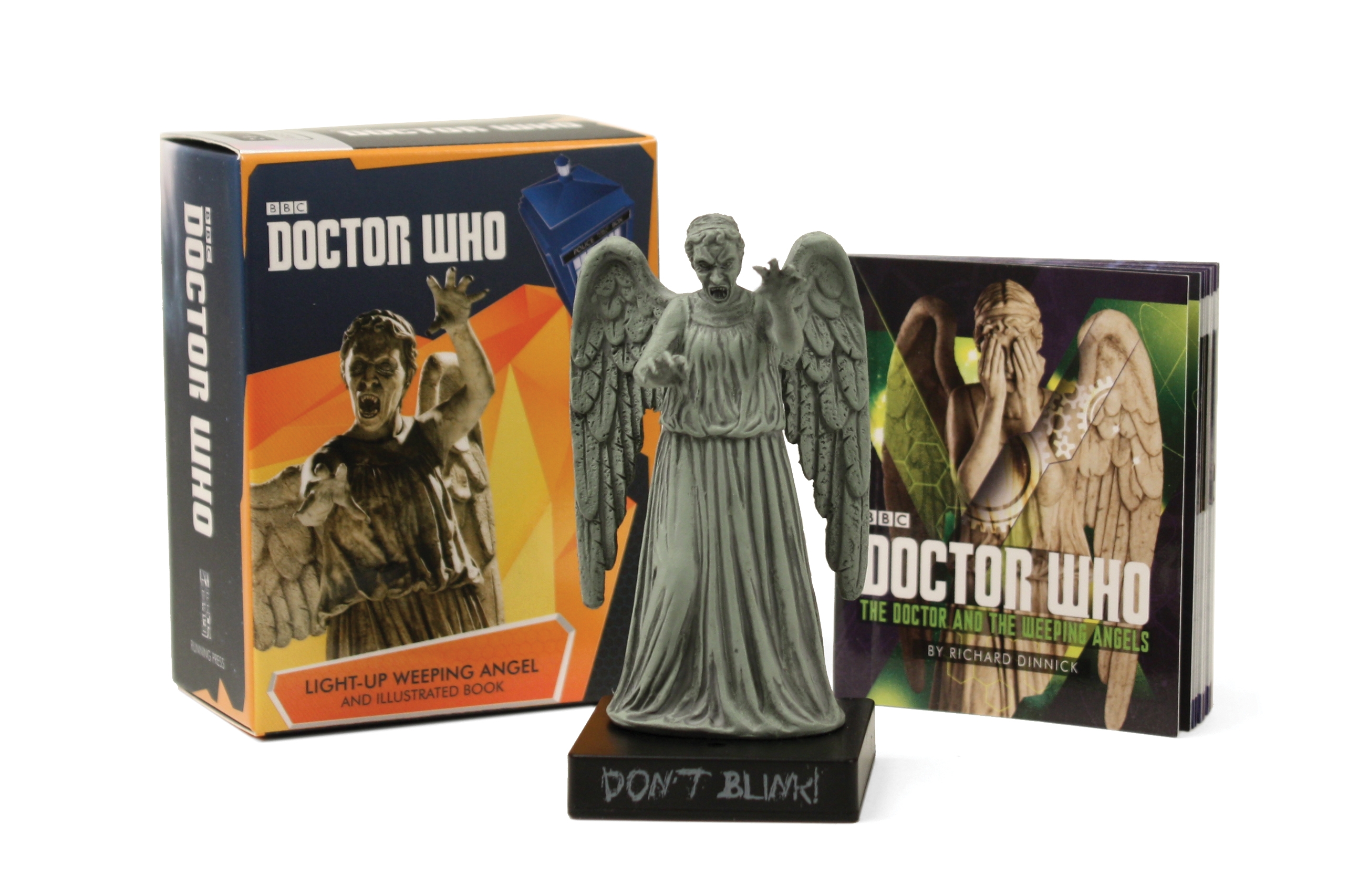 Doctor Who: Light-Up Weeping Angel and Illustrated Book by Richard