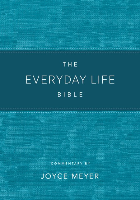 The Everyday Life Bible Teal LeatherLuxe®