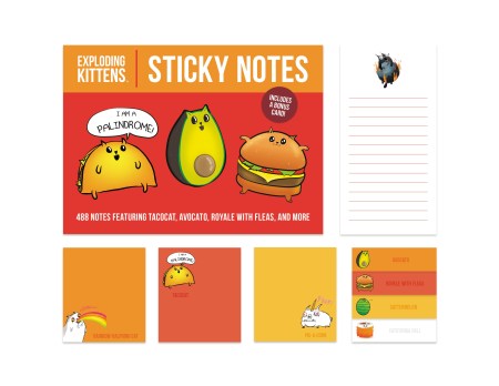 Exploding Kittens Sticky Notes